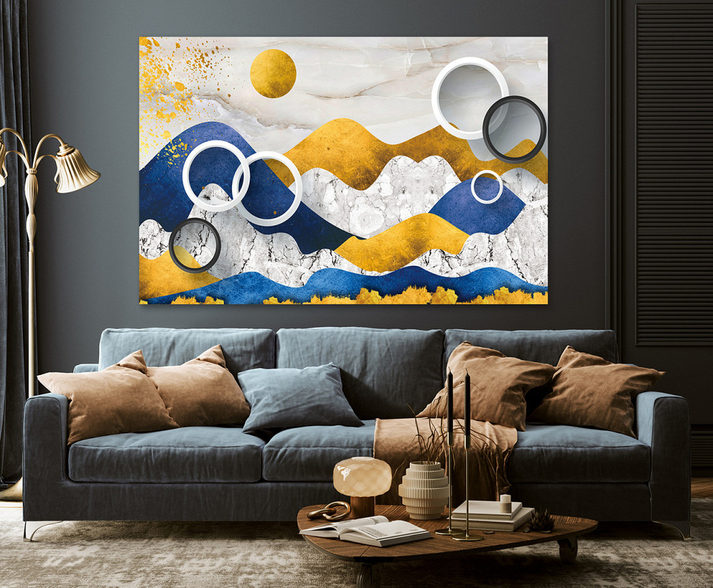 Картина холст в гостиную / спальню Абстракція  MLP_306 90х180см Киев - изображение 3