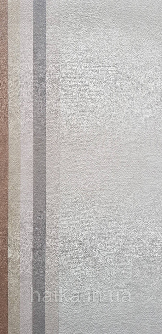 Шпалери вініл на флізеліні гарячого тиснення DUKA Selective 1.06x10 під штукатурку структурні щільні бежево-сірі 23833-10 Київ - фото 3