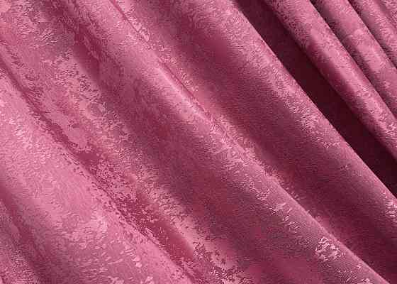 Комплект готових штор VR-Textil Жакард Sultan XO № 1146ш Малиновий 100х270 см 2 шт (31-456) Київ