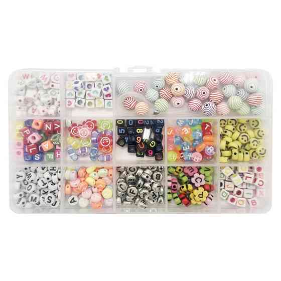 Набір бус для створення прикрас 035-145 волосінь в комплекті Вінниця