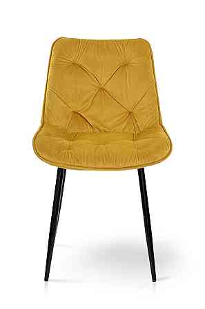 Стілець Прадо чорний, велюр карі Київ