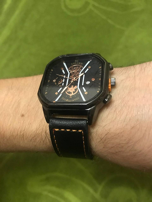 Чоловічий годинник YOLAKO Black chrome Київ - фото 2