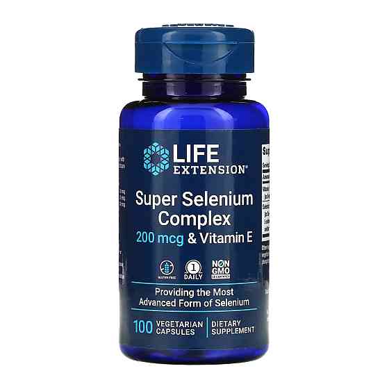 Комплекс селена с витамином E Life Extension Super Selenium Complex 200 mcg - 100 vcaps Киев