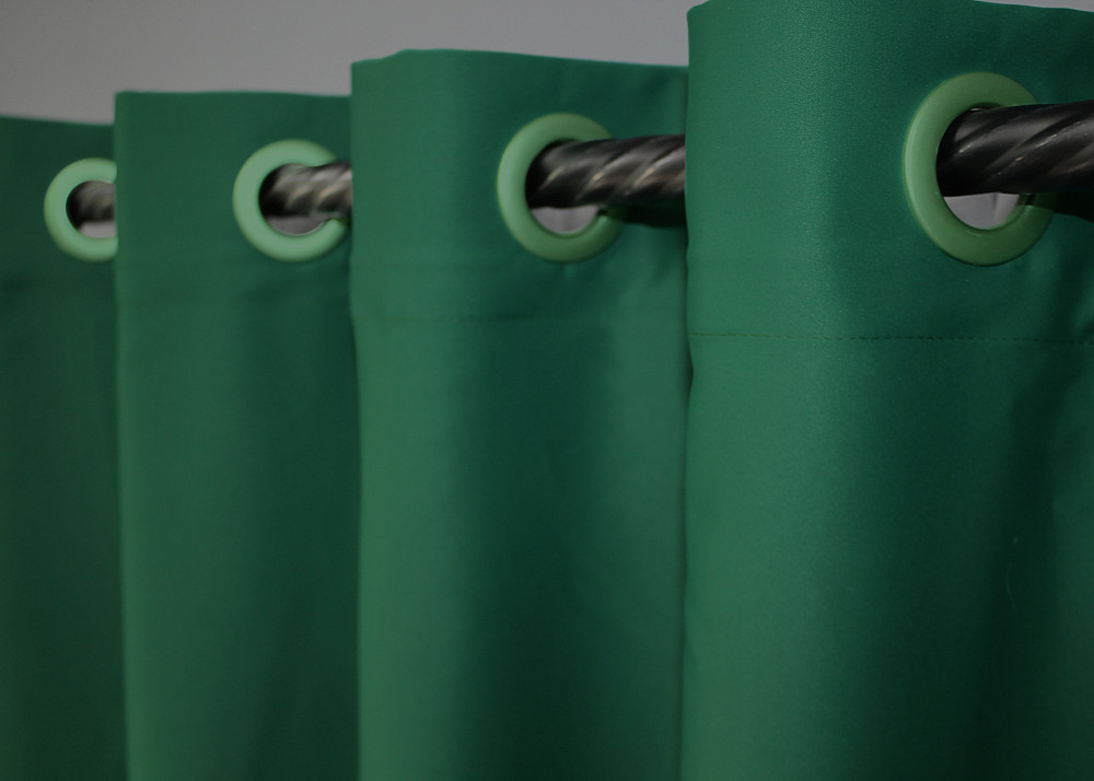 Комплект штор на люверсах VR-Textil Midnight № 1398ш 150х270 см 2 шт Зеленый ( 37-0138) Киев - изображение 8