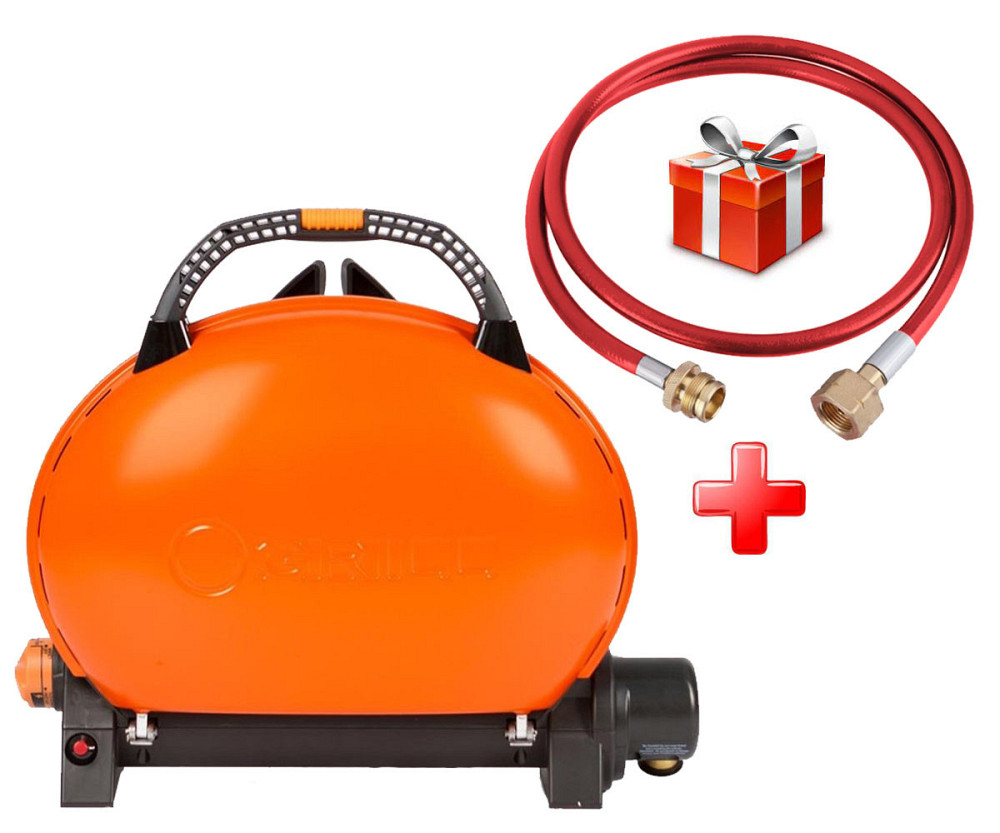 КОМПЛЕКТ Портативный переносной газовый гриль O-GRILL 500, оранжевый + шланг в подарок! Код: 011675 Ровно - изображение 11