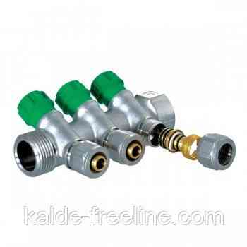 Колектор вентильний Koer для труби 16 мм. на 3 виходи 3\4" Харків