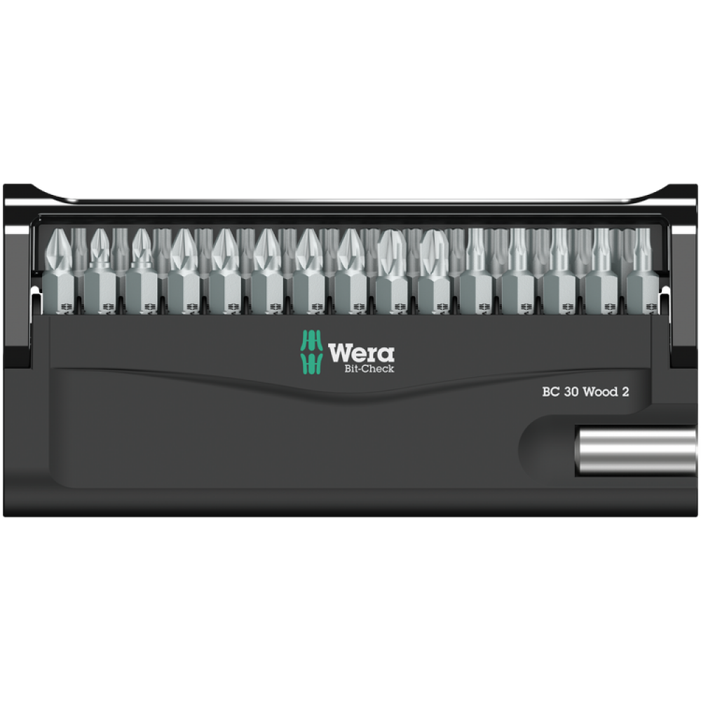 Набор бит PH,PZ,Torx по дереву 30шт. Wera Bit-Check 30 Wood 05057432001 Одесса - изображение 2