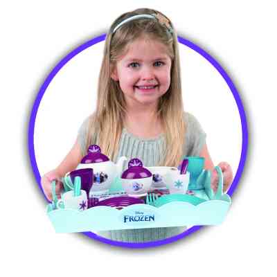 Ігровий набір Smoby Toys Візок Фроузен-2 Знімна таця і сервіз 17 аксесуарів (310517) Вінниця