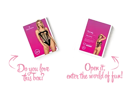 Бодістокінг із поперечними вирізами Obsessive B122 teddy S/M/L, чорний Львів - фото 7