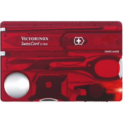 Мультитул Victorinox SwissCard Lite Transparent Red (0.7300.T) Винница - изображение 7
