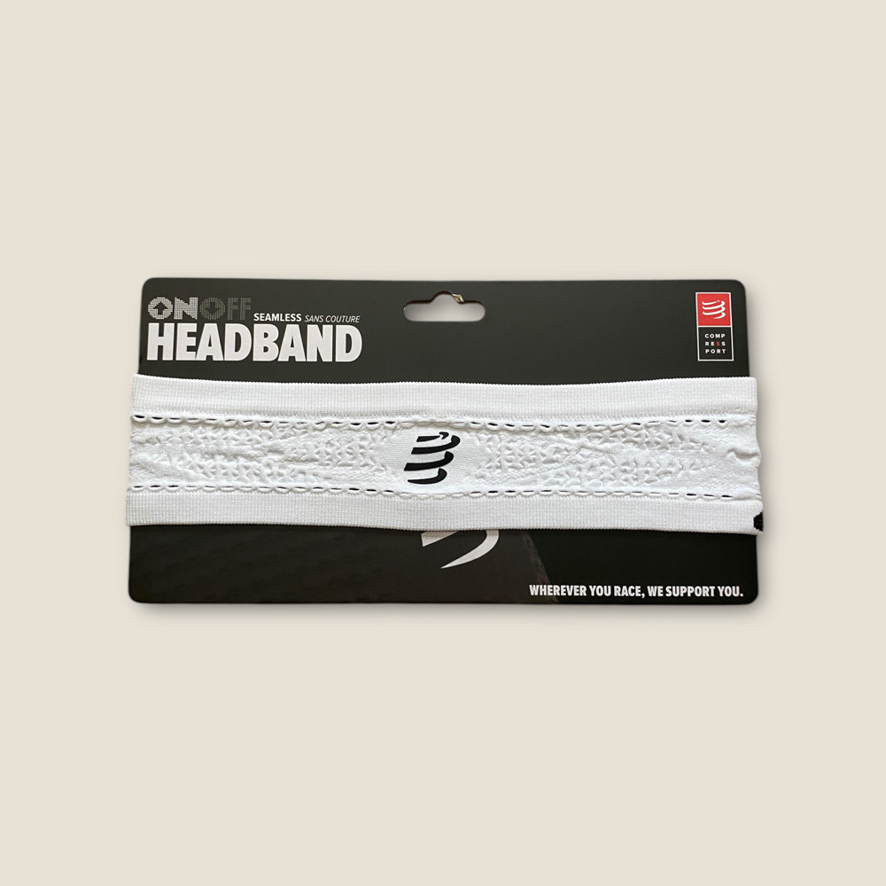 Повязка Compressport Headband On/Off белый one size(р) Запоріжжя - фото 2