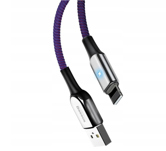 Кабель BASEUS X-type Cable Lightning 2.4A 1M фиолетовый CALXD-B05 Киев