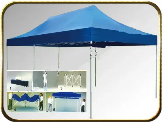 Шатер Раздвижной 3 х 3 черный каркас красный Коломия