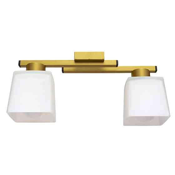 Люстра стельова на два плафони MSK Electric Dublin під лампи Е27 античне золото NL 16610-2 GD Одеса