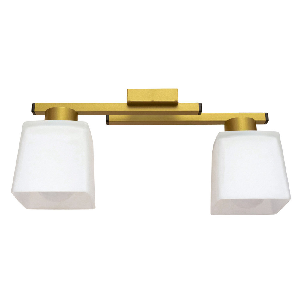 Люстра потолочная на два плафона MSK Electric Dublin под лампы Е27 античное золото NL 16610-2 GD Одесса - изображение 2