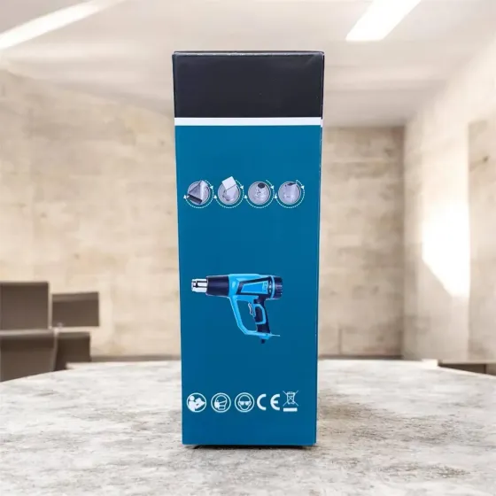 Фен промышленный Hot Air Gun 1600W 4 насадки X512 Коломыя