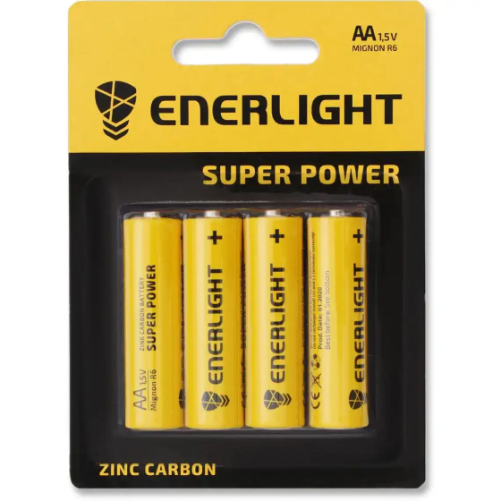 Батарейка ENERLIGHT Super Power AA (блістер 4 шт) Харків