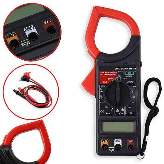 Мультиметр DT 266 C + Токові кліщі SBR Київ