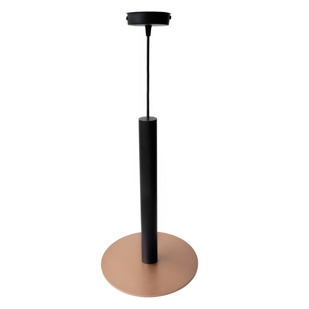 Світильник підвісний у стилі лофт MSK Electric Disk під лампу Е14 NL 26501 BK+CP чорний + мідь Київ - фото 4