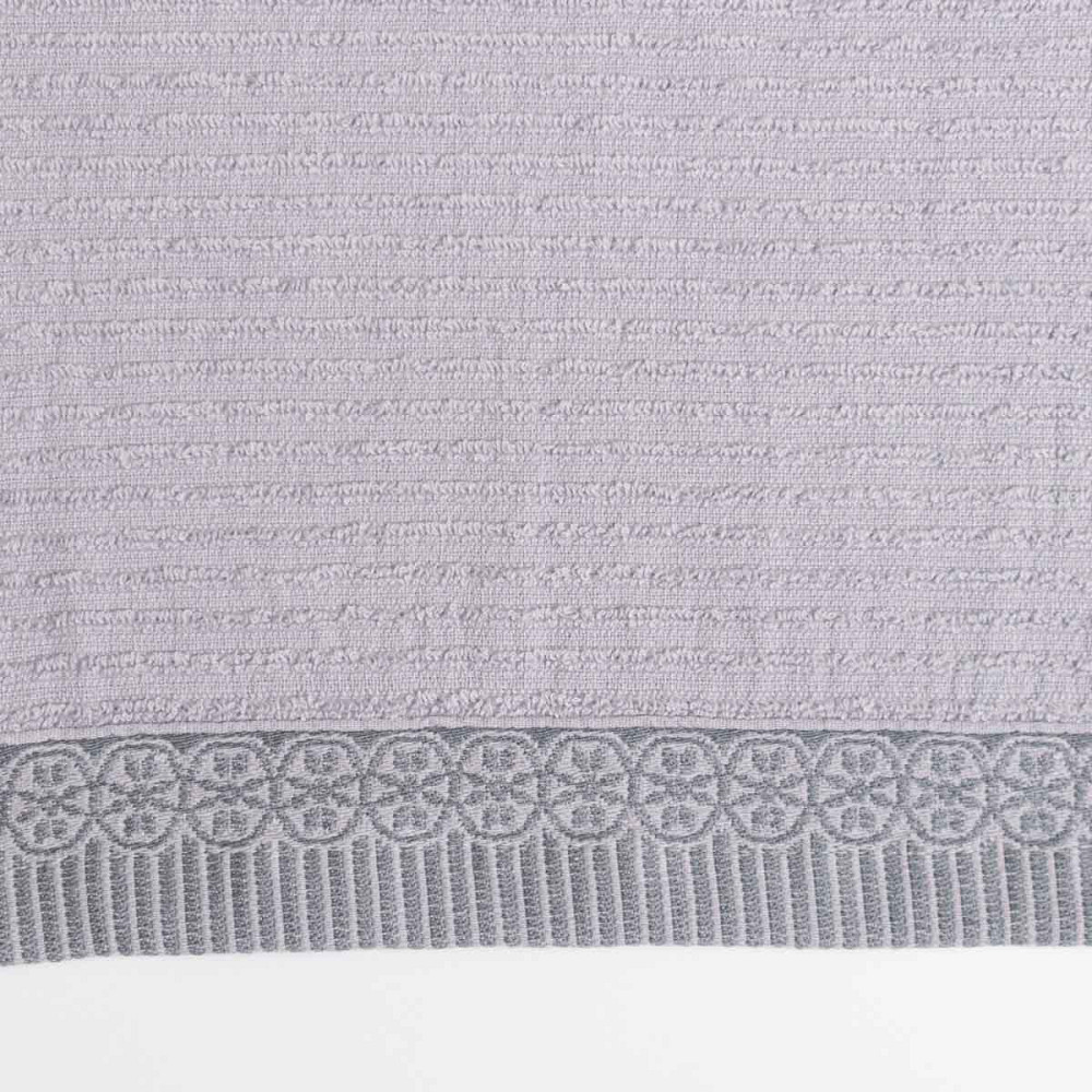 Махровий кухонний рушник з бордюром 30х50 см 400г/м2 GM Textile (Світло-сірий) Суми - фото 4