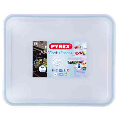 Форма для выпечки Pyrex CookFreez з кришкою прямокутна 27 х 22 х 9 см 4 л (244P000/7643) Винница