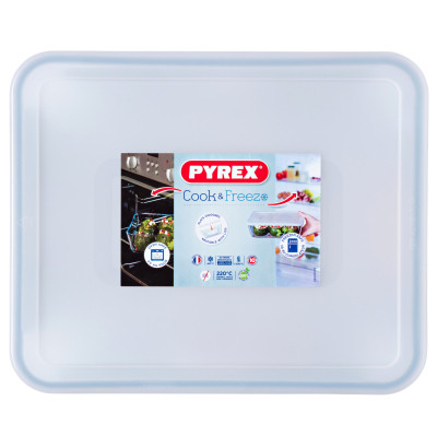 Форма для выпечки Pyrex CookFreez з кришкою прямокутна 27 х 22 х 9 см 4 л (244P000/7643) Винница - изображение 4