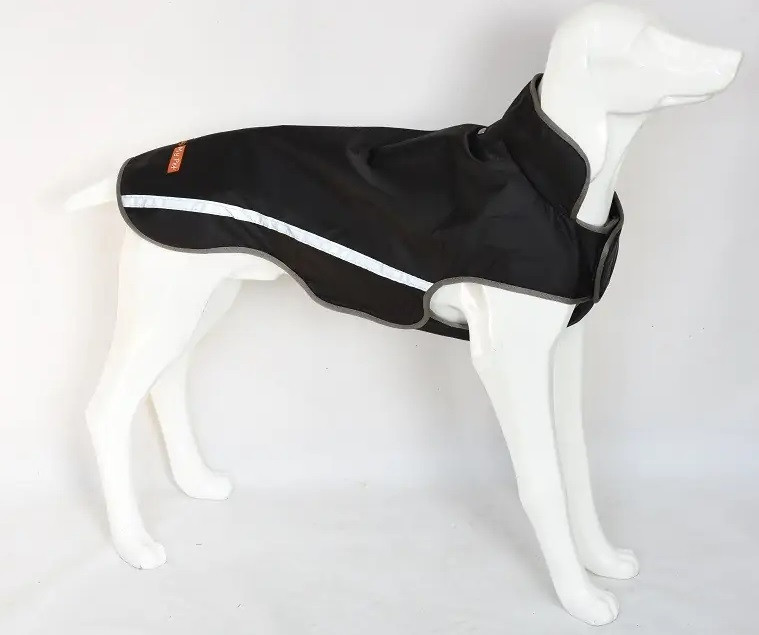 Водонепроникна куртка для собак BlackDoggy (БлекДоггі) VC-JK12013 L, Чорний Запоріжжя - фото 2
