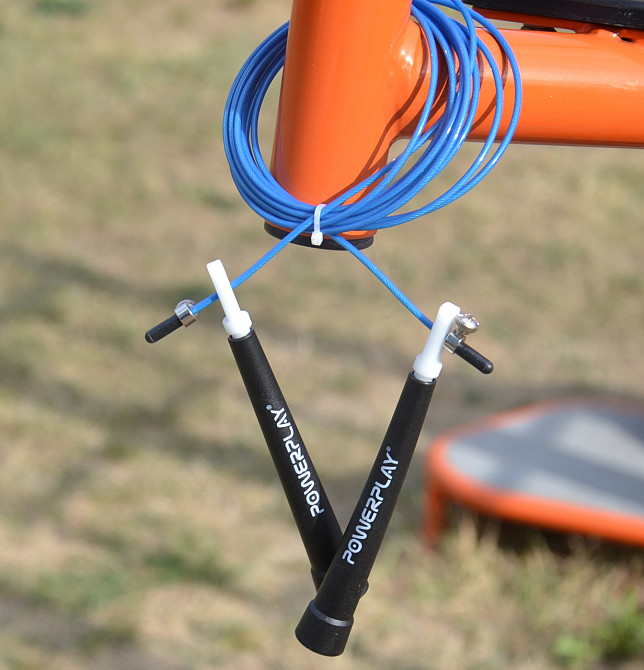 Скакалка швидкісна PowerPlay 4202 Ultra Speed Rope Синя (2,9m.) Каменское - изображение 7
