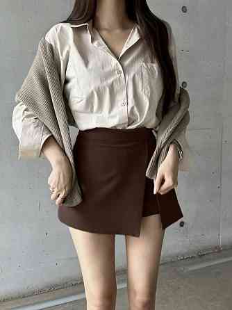 Базова жіноча спідниця-шорти костюмка люкс Шоколад, 44/46 Одеса