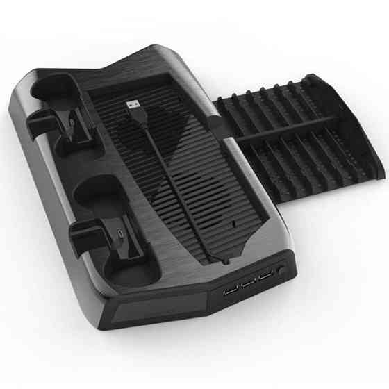 Вертикальна підставка для Sony PlayStation PS5 із відділенням під диски Київ