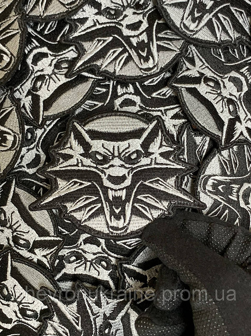 Шеврон відьмак (Форма контурна. На липучці) Розмір 10x8см Київ - фото 4