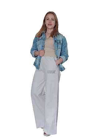 Брюки палаццо cotton Q 01091-3 48-50 Киев