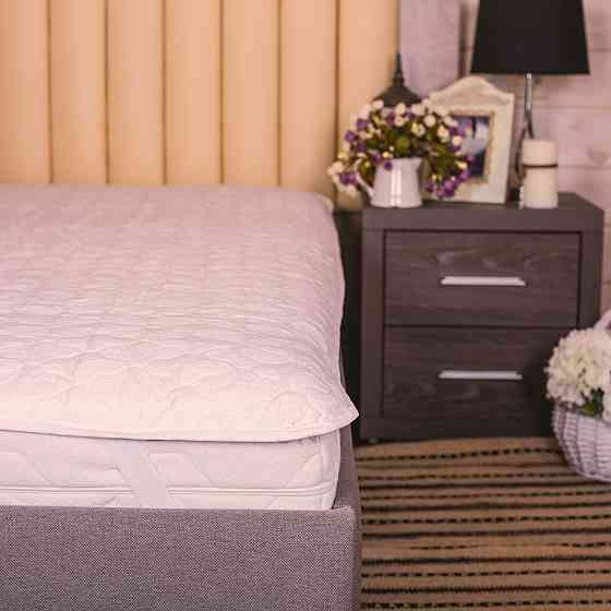 Ecotton Наматрацник Ecotton 140х200 см захисний з резинкою по кутах бежевий (40-0024 Papyrus) Коломыя