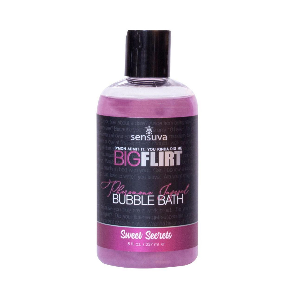 Піна для ванни Sensuva — Big Flirt Pheromone Bubble Bath — Sweet Secrets (237 мл) Sex Aura Київ - фото 1