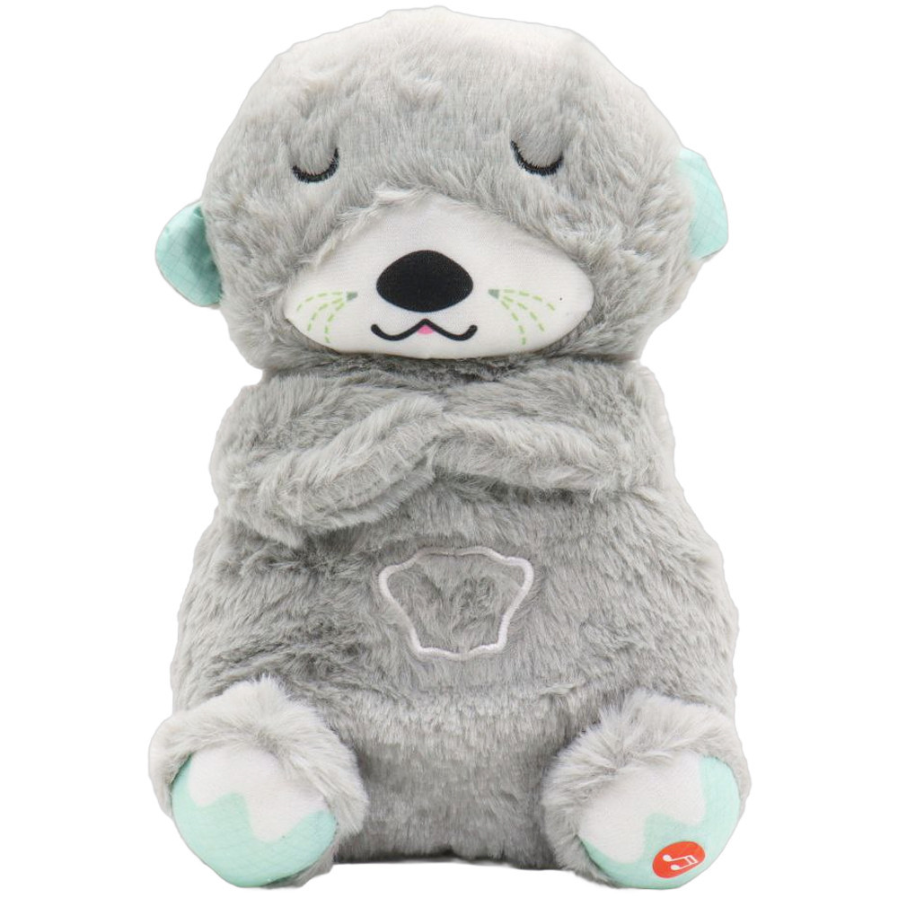 Мягкая игрушка-ночник Дышащая выдра 30см, от батареек / Игрушка выдра для сна / Ночник с белым шумом Киев - изображение 8