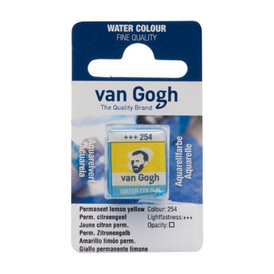 Краска акварельная Van Gogh (254) Перм. лимонный светлый кювета Royal Talens Киев