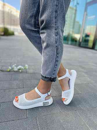 VLADEKS Босоніжки жіночі VLADEKS 2854 білі (літо, шкіра натуральна) (4072) Коломыя