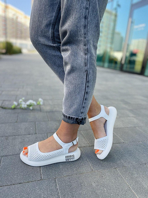 VLADEKS Босоніжки жіночі VLADEKS 2854 білі (літо, шкіра натуральна) (4072) Коломыя - изображение 1