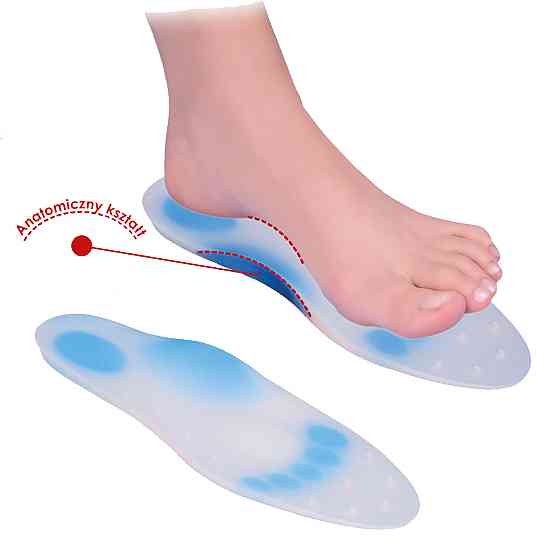 Силіконові устілки ортопедичні з високим підйомом SL249 анатомічні устілки Розмір XL Кам'янець-Подільський