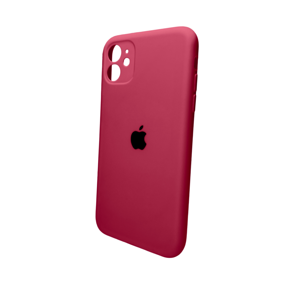 Чохол для смартфона Silicone Full Case AA Camera Protect for Apple iPhone 11 Pro Max кругл 35,Maroon Київ - фото 4