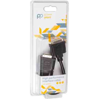 Переходник DVI-I (M) to DVI-D (F) + VGA (F), 0.3m PowerPlant (CA912551) Винница