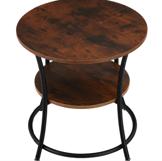 Журнальний столик Leobert Vasagle 55 x 55 x 55см в стилі Loft Київ - фото 4