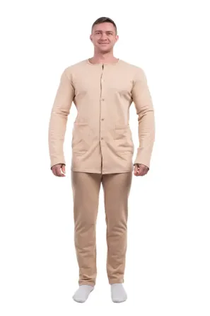 Піжама чоловіча Bono 704 950159 Бежевий, Білий, Рожевий, 50 Київ