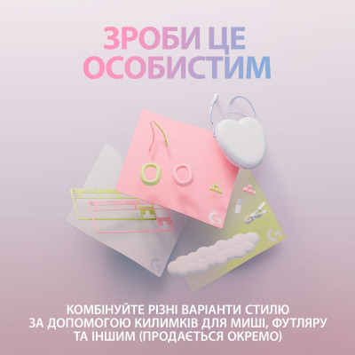 Мышка Logitech G705 Gaming Wireless/Bluetooth White (910-006367) Винница - изображение 2