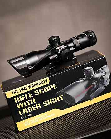 Оптичний приціл 2.5-10x40 з лазерним покажчиком [ACM] ВТ6934 Одеса