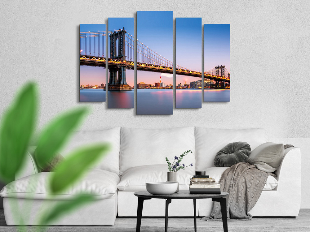 Модульная картина Мост в Ню-Йорке Art-304_5 ( 80х118см ) Киев - изображение 2