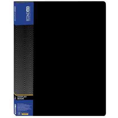 Папка з файлами Economix А4 з 30 файлами, чорна (E30603-01) Вінниця