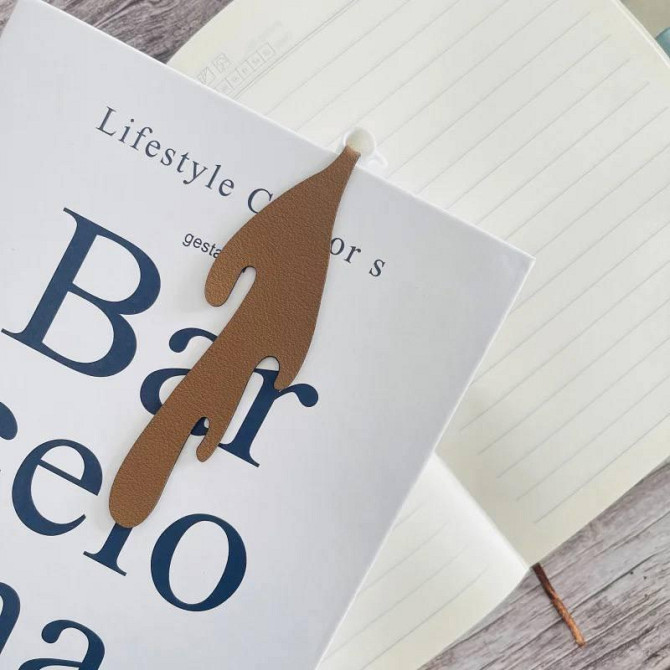 Книжная закладка в форме пролитой чашки кофе. Оригинальная закладка для книг. Подарок для книголюбов Киев - изображение 6