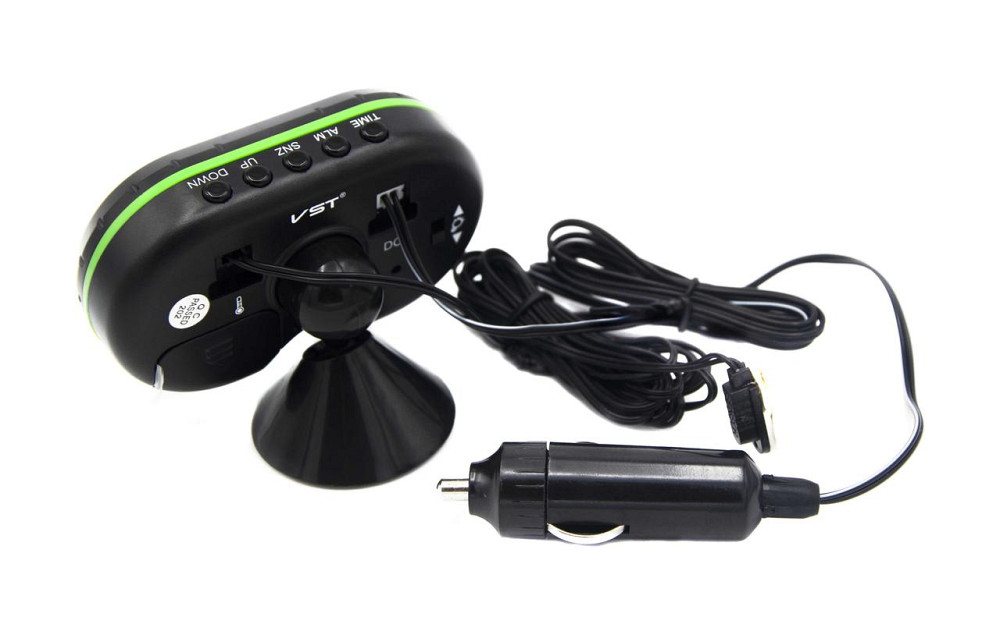 Часы электронные VST-7009V для автомобиля питание 12V Днепр - изображение 2