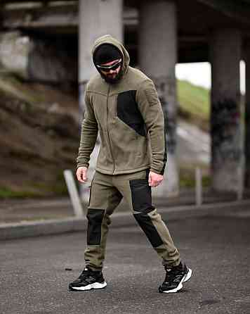 Флісовий спортивний тактичний костюм TARANTUL oliva/black Т46552 Одеса